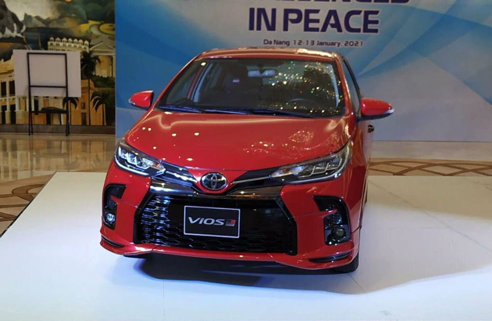Hình ảnh Toyota Vios 2021 tại buổi sự kiện nội bộ