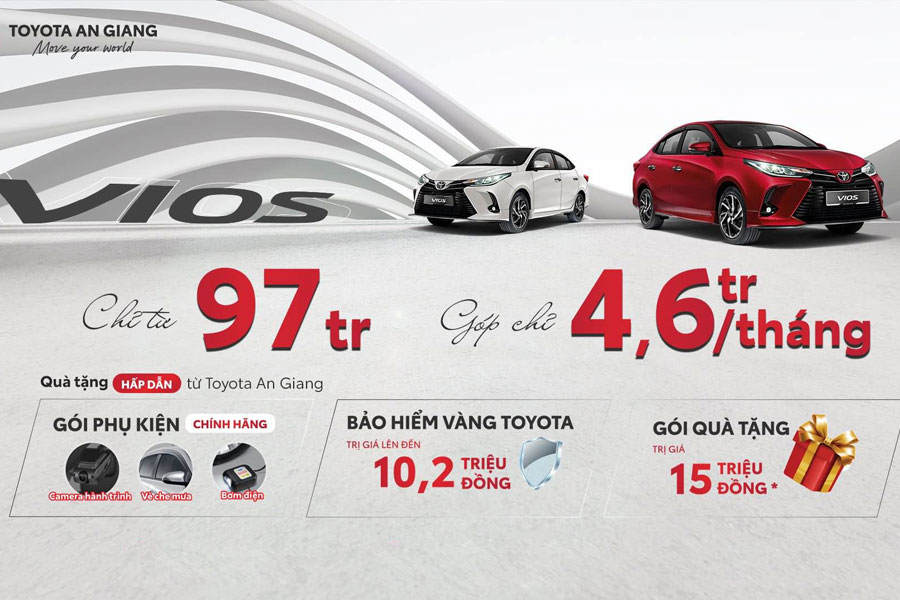 Bí kiếp Toyota Vios: Giá cực hời / Quà cực nhiều