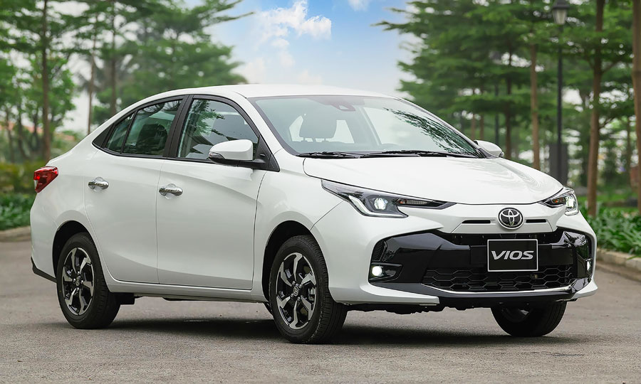 Tổng quan ngoại thất xe Toyota Vios 2023